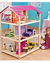 KidKraft So Chic Dollhouse, Rolling with 10 Rooms! - Wood Dolls Houses