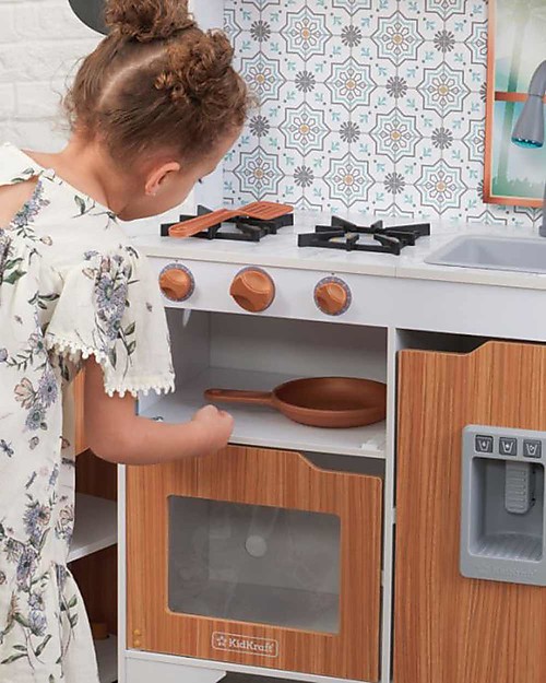 KidKraft Taverna Play Kitchen - Stimulates Fantasy and Creativity Toy Kitchens