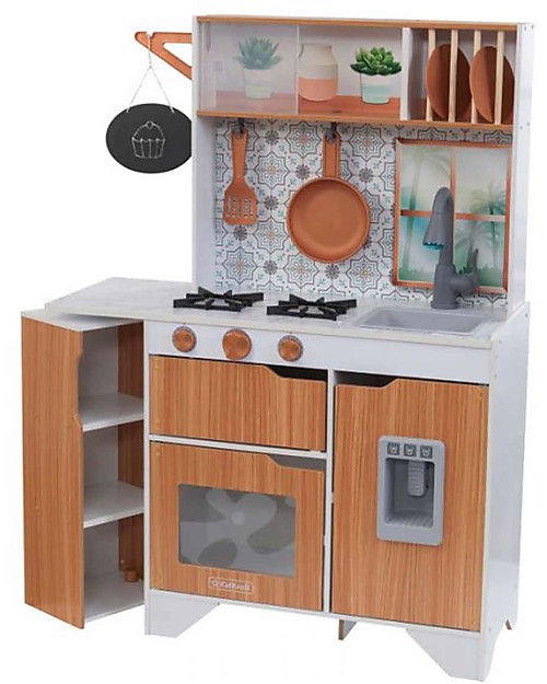 KidKraft Taverna Play Kitchen - Stimulates Fantasy and Creativity Toy Kitchens