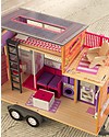KidKraft Teeny House Dollhouse on Wheels with Pull-Along Hitch - Wood Dolls Houses