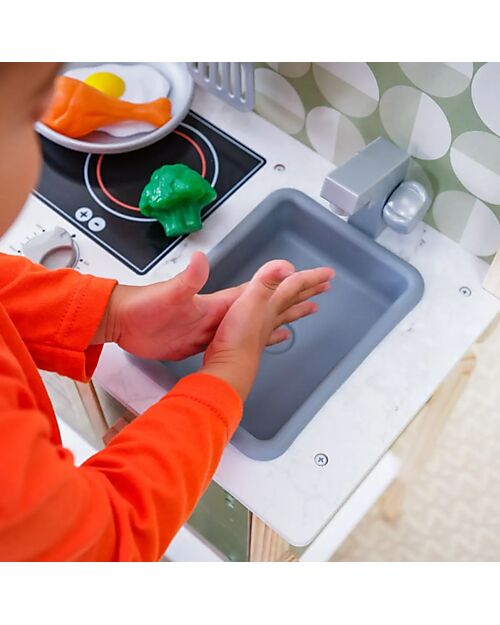 KidKraft Time to Cook Play Kitchen - Learn the time while playing! Toy Kitchens