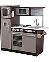 KidKraft Uptown Espresso Play Kitchen - Modern Design - Interactive Appliances! Toy Kitchens
