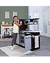 KidKraft Uptown Espresso Play Kitchen - Modern Design - Interactive Appliances! Toy Kitchens
