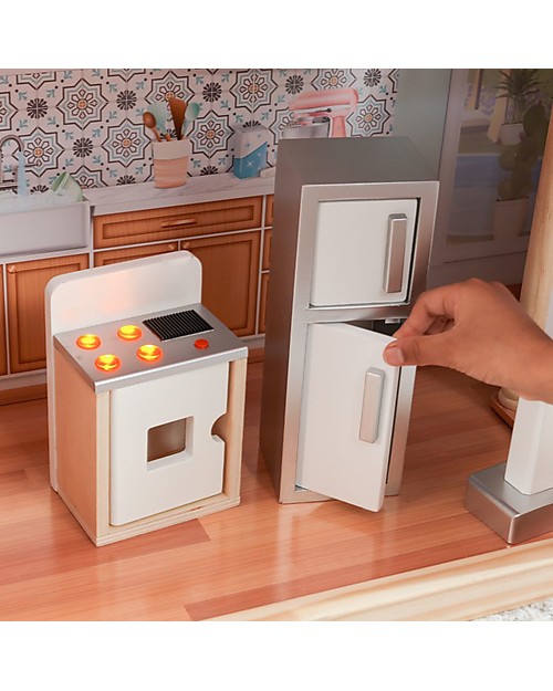 KidKraft Wood Dollhouse Dahlia with Elevator - EZ Kraft Assembly™ Dolls Houses