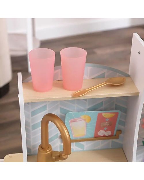 KidKraft Wooden Happy Harvest Play Kitchen - Collect the lemons from the tree! Toy Kitchens