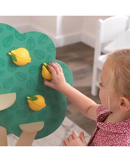 KidKraft Wooden Happy Harvest Play Kitchen - Collect the lemons from the tree! Toy Kitchens