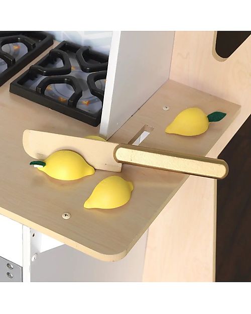 KidKraft Wooden Happy Harvest Play Kitchen - Collect the lemons from the tree! Toy Kitchens