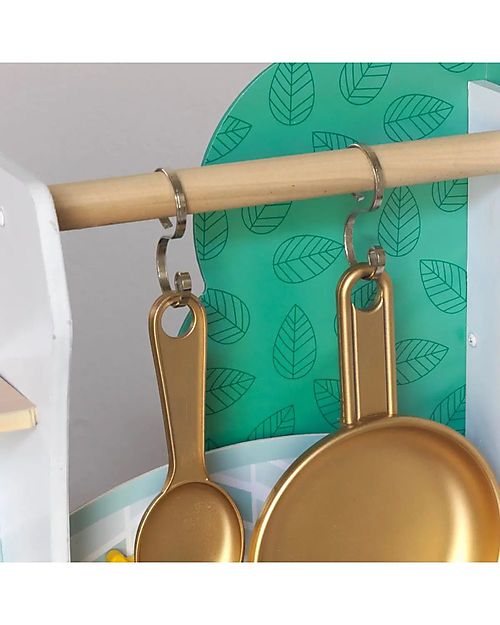 KidKraft Wooden Happy Harvest Play Kitchen - Collect the lemons from the tree! Toy Kitchens