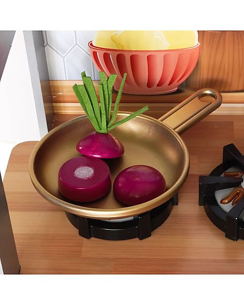KidKraft Wooden Terrace Garden Play Kitchen - Learn how to grow fruit! Toy Kitchens