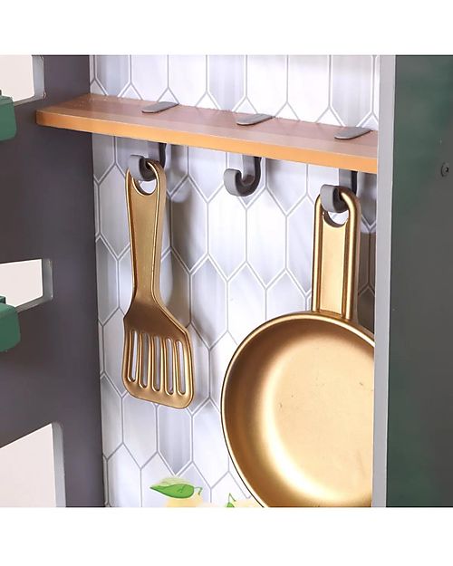 KidKraft Wooden Terrace Garden Play Kitchen - Learn how to grow fruit! Toy Kitchens