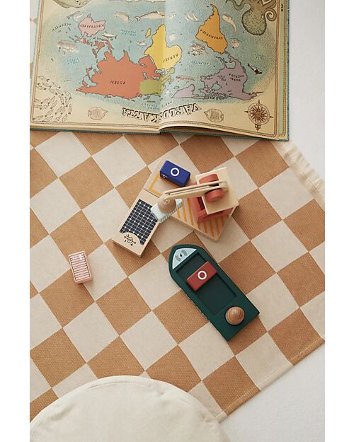 Kid's Concept Aiden Wooden Container Port - Multicolor - Certified FSC Wood Wooden Toy Cars, Trains & Trucks