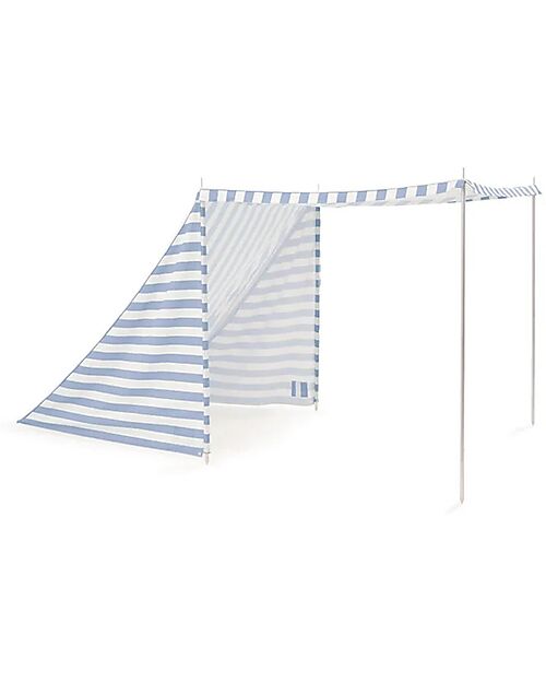 Kid's Concept Beach Tent - Blue and White - Stripes - Protects Against UVA and UVB Rays Beach Toys