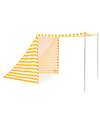 Kid's Concept Beach Tent - Yellow and White - Stripes - Protects Against UVA and UVB Rays Beach Toys