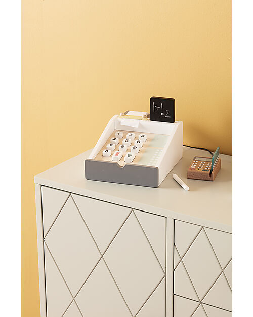 Kid's Concept Children's Wooden Cash Register Pretend Play