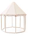 Kid's Concept Cotton Pavillon Playing Tent - Off-White - The perfect retreat! Tepees & Tents