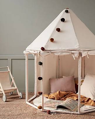 Kid's Concept Cotton Pavillon Playing Tent - Off-White - The perfect retreat! Tepees & Tents