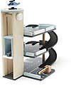 Kid's Concept Grage with Ramp - Park your cars and take the helicopter! Wooden Toy Cars, Trains & Trucks