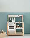 Kid's Concept Play Kitchen - White - Pots are included! Toy Kitchens