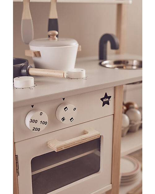 Kid's Concept Play Kitchen - White - Pots are included! Toy Kitchens