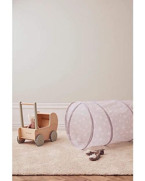 Kid's Concept Playingtunnel - Lilac with White Stars - Crawl and hide! Tepees & Tents