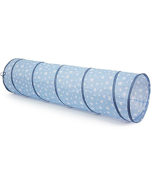 Kid's Concept Polyester Playingtunnel - Blue with White Stars - Crawl and hide! Tepees & Tents