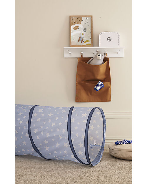 Kid's Concept Polyester Playingtunnel - Blue with White Stars - Crawl and hide! Tepees & Tents