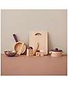 Kid's Concept Pots & Pans Play Set - Wood - 10 Pieces - Everyone at the table! Toy Kitchens