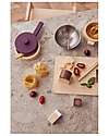 Kid's Concept Pots & Pans Play Set - Wood - 10 Pieces - Everyone at the table! Toy Kitchens