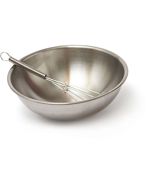 Kid's Concept Pots & Pans Play Set - Wood - 10 Pieces - Everyone at the table! Toy Kitchens