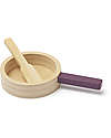 Kid's Concept Pots & Pans Play Set - Wood - 10 Pieces - Everyone at the table! Toy Kitchens