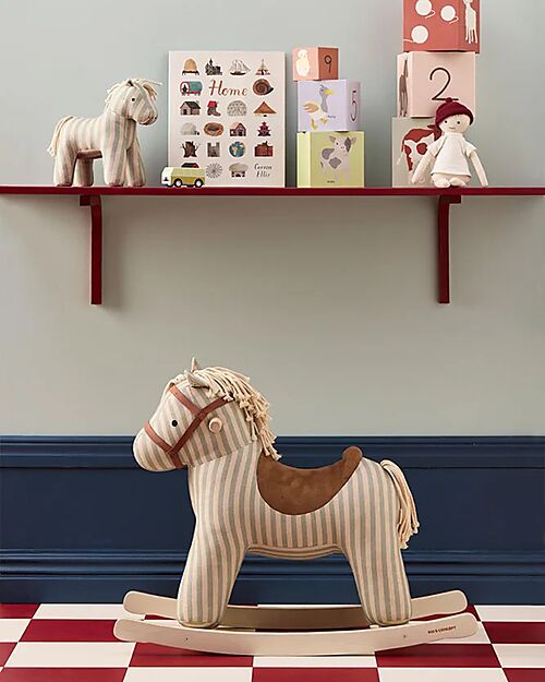 Kid's Concept Rocking Horse - Sam Aiden - Stripes - 18m+ Rides On