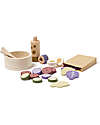 Kid's Concept Salad  Play Set - 21 Pieces - Everyone at the table! Wooden Food