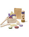 Kid's Concept Salad  Play Set - 21 Pieces - Everyone at the table! Wooden Food