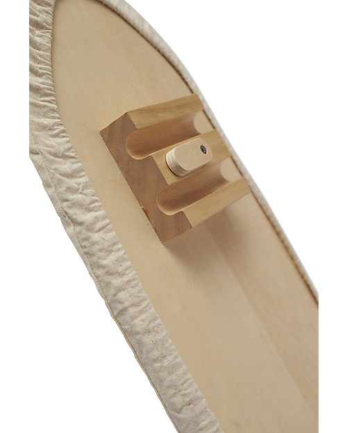 Kid's Concept Set with Iron and Ironing Board -Wood and Cotton - Adjustable height! Pretend Play