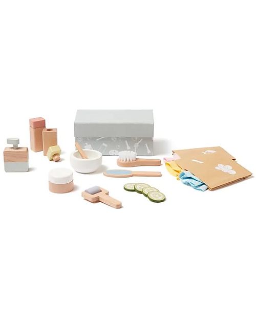 Kid's Concept Spa Play Set - Wood - 16 Pieces - Are you ready to relax? Pretend Play