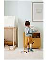 Kid's Concept Wooden Cabinet - Yellow - With bracket on the back to prevent tipping! Bedside Tables