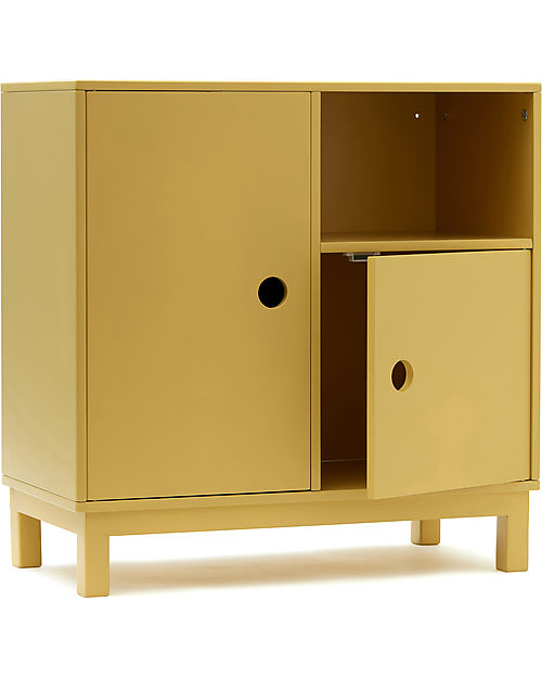 Kid's Concept Wooden Cabinet - Yellow - With bracket on the back to prevent tipping! Bedside Tables