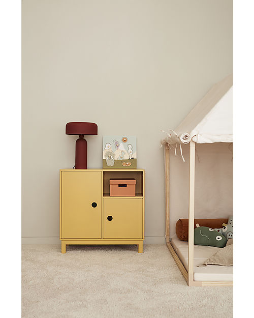 Kid's Concept Wooden Cabinet - Yellow - With bracket on the back to prevent tipping! Bedside Tables