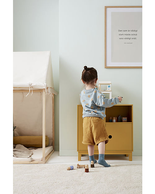 Kid's Concept Wooden Cabinet - Yellow - With bracket on the back to prevent tipping! Bedside Tables