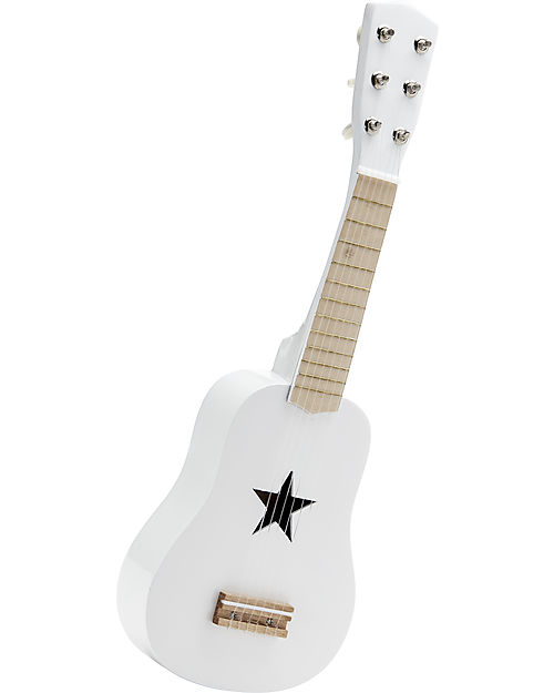 Kid's Concept Wooden Guitar - White - Be inspired by the music! Musical Instruments