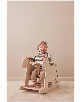 Kid's Concept Wooden Rocking Horse - Dino - With comfortable padded seat! Rides On
