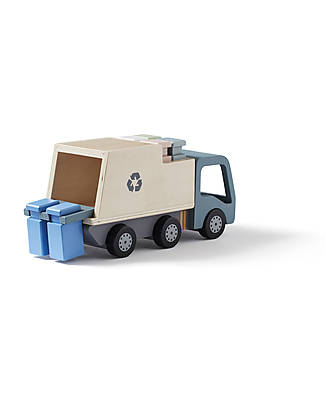 Kid's Concept Wooden Rubbish Truck - Time to recycle! Wooden Toy Cars, Trains & Trucks