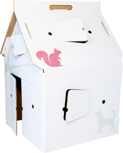 Kidsonroof Casa Cabana Deco - Playhouse made of 100% Recycled Cardboard Playhouses