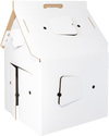 Kidsonroof Casa Cabana White - Playhouse made of 100% Recycled Cardboard - Paint and Colour to make it your own! Playhouses