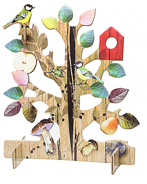 Kidsonroof Large Pop Out Decorative Tree of Life Greeting Card - A4 size - 30 x 21 cm (recycled cardboard) Christmas Decorations