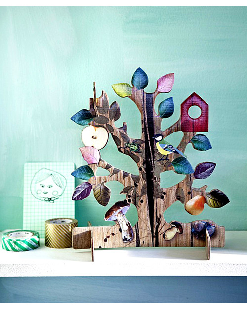 Kidsonroof Large Pop Out Decorative Tree of Life Greeting Card - A4 size - 30 x 21 cm (recycled cardboard) Christmas Decorations