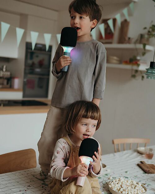 Kidywolf All-in-One Microphone - Blue - Sing, Record, and Have Fun Audio Players