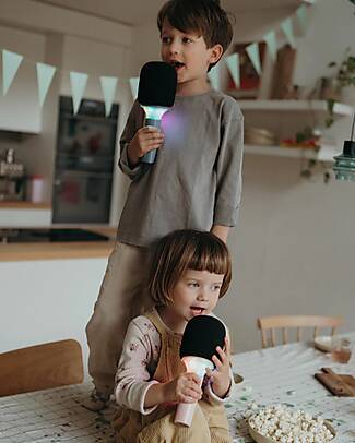 Kidywolf All-in-One Microphone - Blue - Sing, Record, and Have Fun Audio Players