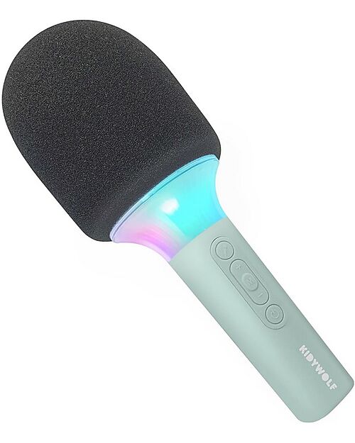 Kidywolf All-in-One Microphone - Green - Sing, Record, and Have Fun Audio Players