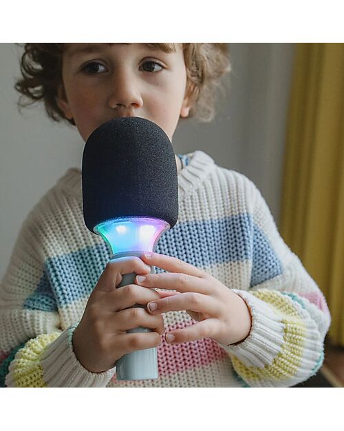 Kidywolf All-in-One Microphone - Green - Sing, Record, and Have Fun Audio Players